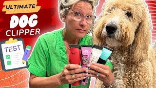 Ultimate Dog Clipper Test Grooming a Goldendoodles Thick Coat  Best Clipper Put to the Test [upl. by Malony]