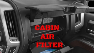 GMC SierraChevy Silverado Cabin Air Filter Replacement 20142018 [upl. by Ramej]