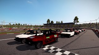 Wreckfest Banger Racing Hednesford Hills  Civil War North VS South  Micros Final [upl. by Barnaby228]