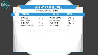 Para Districts Cricket Association  Grade 1  Semi Final 1  Virginia v Angle Vale  Day 1 [upl. by Mandie]