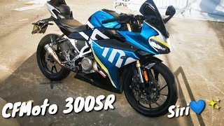 CFMoto 300SR quotSiriquot Quickie Taste Ride Klasik Motovlog 16 [upl. by Eibrab]