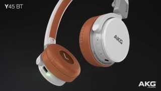 AKG YSeries Y45BT Bluetooth Headphones [upl. by Marybella]