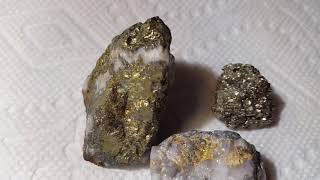 Gold vs Pyrite amp Chalcopyrite [upl. by Odella435]