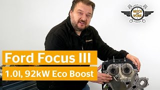 Watch and Work Tutorial distributieriem vervangen Ford Focus III 10l 92 kW Eco Boos [upl. by Ayekram879]