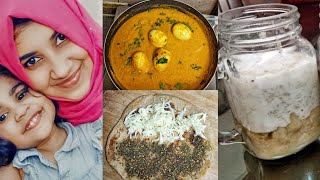 Iftar Recipes  Jubna  Zaatar Manakeesh Recipe  Kesar Badaam avil milk Egg curry  Ramadan Vlog 8 [upl. by Aitnuahs]