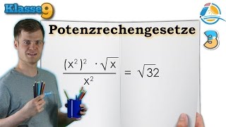 Potenzrechengesetze  Klasse 9 ★ Übung 3 [upl. by Zavala]