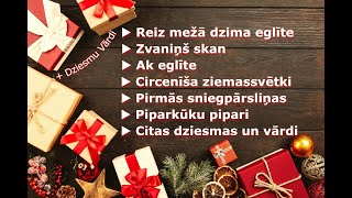 LATVIEŠU ZIEMASSVĒTKU DZIESMAS  Dziesmu Vārdi  Bērnu Brīnumzeme [upl. by Anahsor84]