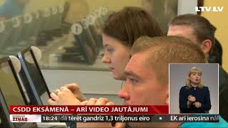 CSDD eksāmenā – arī video jautājumi [upl. by Scherman]