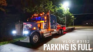 PARKING IS FULL  My Trucking Life 🇨🇦🇺🇸  Vlog 3152 [upl. by Attenaej]