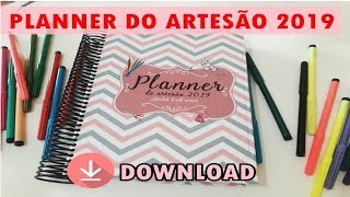 Planner do artesao 2019 para download  Erikartes [upl. by Alliber]