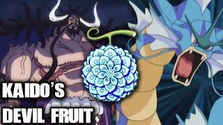 Kaidos Devil Fruit Explained  One Piece Chapter 999 [upl. by Chevy]