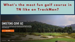 TrackMan Simulator Sweetens Cove Back 9 [upl. by Etnohc709]