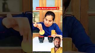 Indian Biscuits company exposed 🤓 comedy comedyshorts biscuits parleg funny shorts reaction [upl. by Viridi]