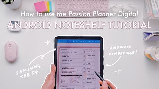 How to Use Noteshelf as a Digital Planner  Android Edition Using a Samsung Tab S7 [upl. by Trebleda42]