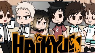 Haikyuu react to karasuno1st year and 2d yearsodamikorymy au [upl. by Nyahs]