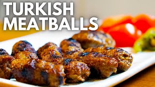 Turkish Meatballs  How to make Inegol Kofte [upl. by Jarrad304]