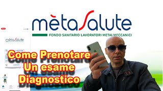 Come prenotare ecografia tramite MetaSalute [upl. by Tabb]