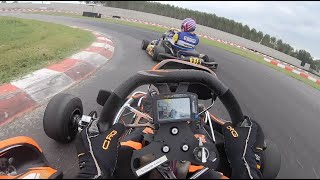 Cremona Karting Helmet Cam  CRG Kz125 Onboard [upl. by Kos]