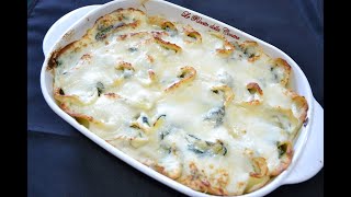 Pasta al forno Conchiglioni ripieni con ricotta e spinaci Ricetta facile [upl. by Akkin]