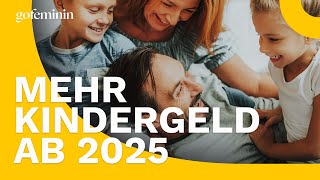 Mehr Kindergeld So viel Geld erhalten Familien ab 2025 [upl. by Adlen]