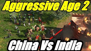 High Elo China Vs India Age Of Empires 3 Casting [upl. by Huldah]