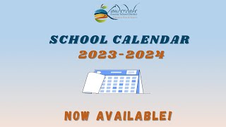 LCSD 20232024 Calendar Now Available [upl. by Nuriel]