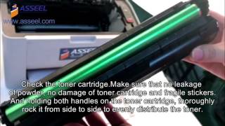 how to install compatible toner cartridge into Printer MLTD101S OR mlt d111s [upl. by Balthasar]