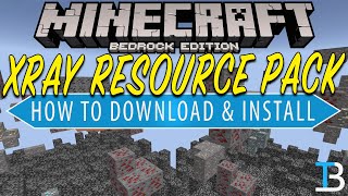 XRay Resource Pack for Minecraft Bedrock Edition  How To Get XRay in Minecraft Bedrock [upl. by Oiluarb280]