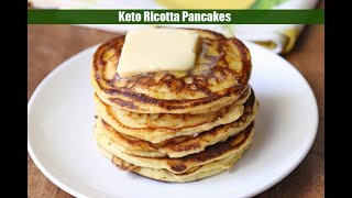 Keto Ricotta Pancakes [upl. by Ehrsam669]