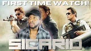 FIRST TIME WATCHING Sicario 2015 REACTION Movie Commentary [upl. by Atteloj]