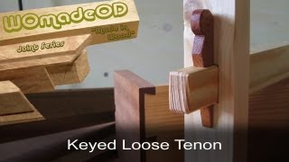 Mortise and Tenon  Keyed Loose Tenon [upl. by Rist]