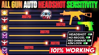 Free Fire Auto Headshot Trick 2024 Sensitivity  2gb 4gb 6gb Ram Headshot Sensitivity Setting [upl. by Nylaehs]