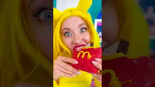 FRY FACEOFF 😋 Chocolate vs Real  The Ultimate Fries Challenge fries food [upl. by Lamarre]