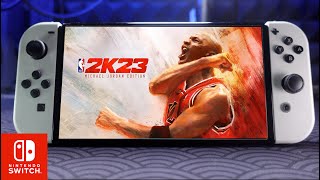 NBA 2K23 on Nintendo Switch OLED Gameplay 4K [upl. by Dyun]