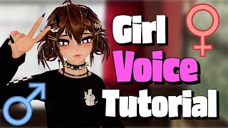 GIRL VOICE TUTORIAL  Feminizing your voice [upl. by Notsae]