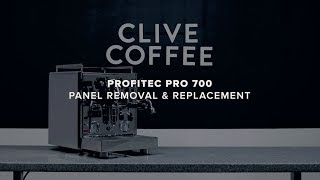 Profitec Pro 700  Panel Removal and Replacement [upl. by Ellary]