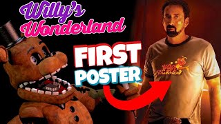 Willys Wonderland POSTER Leaked Five Nights at Freddys Movie Alike [upl. by Pontus]