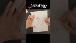 Mi primer DESTRINKTOBER🖌️​​ dlh shorts [upl. by Ahseik446]