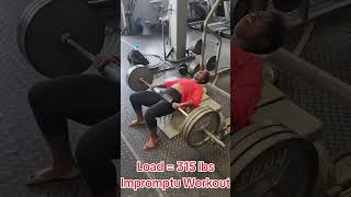 315 lbs Barbell Hip Thrust shorts fun vibes short video viral reels foryou fyp gym sports [upl. by Engleman]