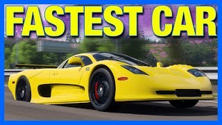 Forza Horizon 4  NEW FASTEST CAR IN FH4 Forza Science [upl. by Annayek996]