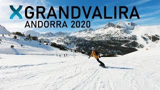 Grandvalira 2020  Andorra Snowboarding [upl. by Nareik433]