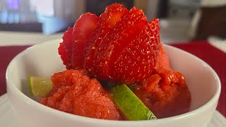 We Made Sorbet Even Better without Refined Sugar  Ninja Foodi Power Blender Recipe [upl. by Burnie]