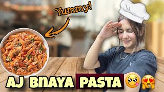 Aaj meny banaya pasta👀 Mama Ne Kashaf Ki Shadi Ki Tayaria Abhi Se Shuru Krdi 😂 [upl. by Yahsan95]