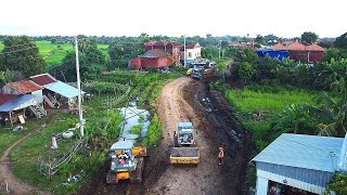 Dozer D41p Delete flooded roads [upl. by Tacy]