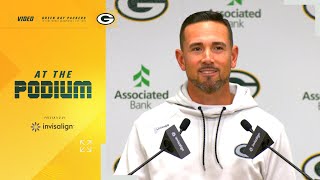 Matt LaFleur grateful to fans for home field advantage in LA [upl. by Mahda]