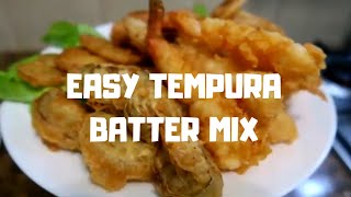 EASY TEMPURA BATTER RECIPE  jD FAMILY VLOGS EASY RECIPES [upl. by Jedd]