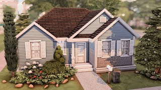 BASE GAME STARTER HOUSE 🏡 The Sims 4 Speed Build  No CC [upl. by Craner]