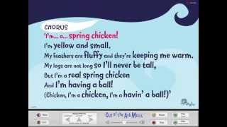 Spring Chicken Easter Assembly Song with Words on Screen™ Songs for EVERY Easter by Out of the Ark [upl. by Ashlee321]