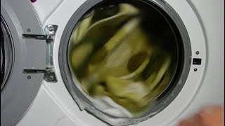 Washing a large woolen blanket on the secret mode of the Lg washer [upl. by Eima]