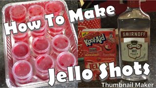 How To Make Jell ShotsEasy Jello shot recipe [upl. by Jenkins]